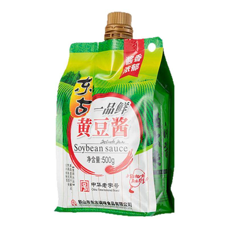 东古一品鲜黄豆酱500g挤挤装