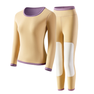 猫人保暖内衣女款加绒加厚东北零下40度抗寒秋衣秋裤女士套装冬季