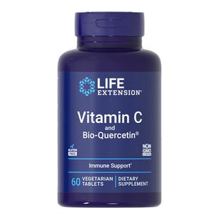 沿寿LIFE维生素C-1000mg槲皮素无糖高含量vc片维他命助抵御免疫力