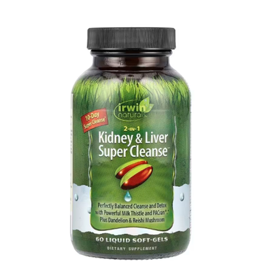 Irwin Naturals Kidney & Liver Detox Blood Refresh组Cleanse胺
