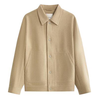 【灯芯绒】ZIOZIA通勤男装25冬白鸭绒轻薄羽绒服夹克外套ZXPE4233