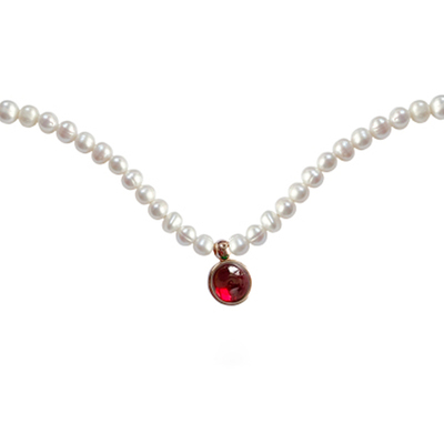 LHwindsor白百合同款生辰石项链