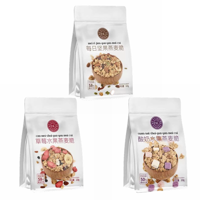 DL胖东来燕麦脆坚果草莓酸奶水果