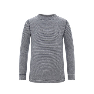 全棉时代儿童秋冬季双面绒秋衣秋裤男女孩a类抗菌小高领保暖裤子