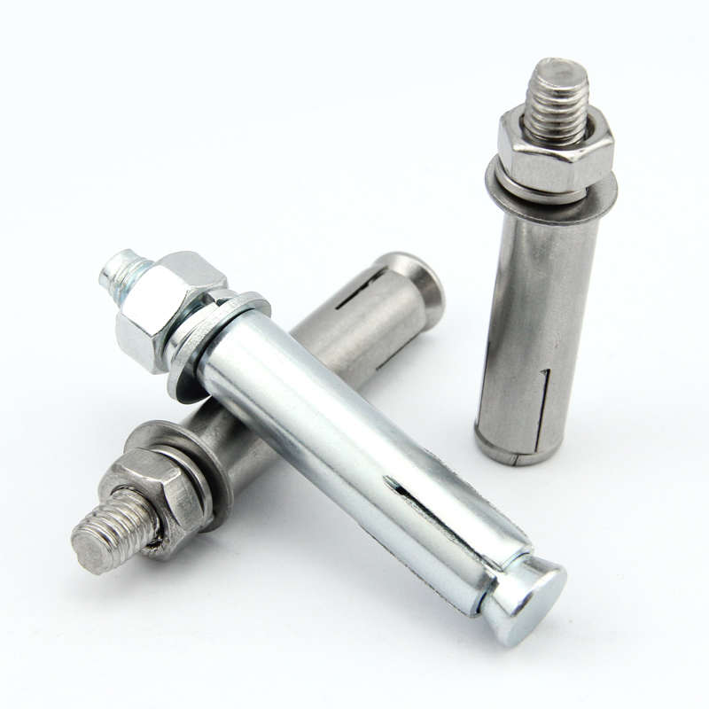 304/201不锈钢膨胀螺丝大全M6M8M10M12铁镀锌加长拉爆外膨胀螺栓