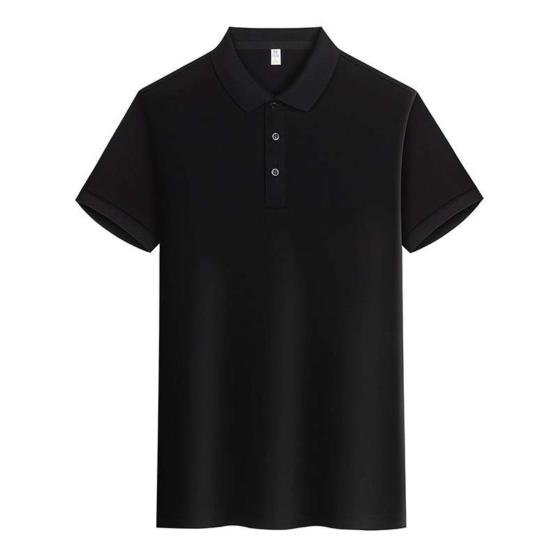 雅鹿男装男士短袖polo衫新疆长绒棉索罗娜珠地棉重磅纯色翻领t恤