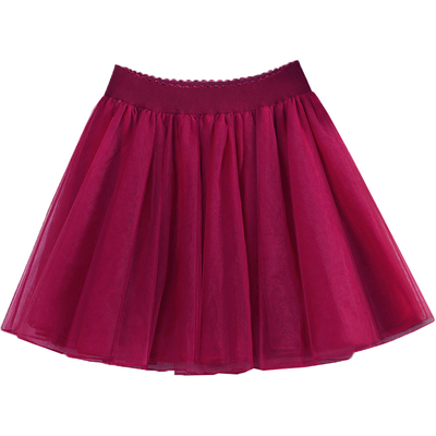 春季小个子网纱短裙蓬蓬裙半身裙