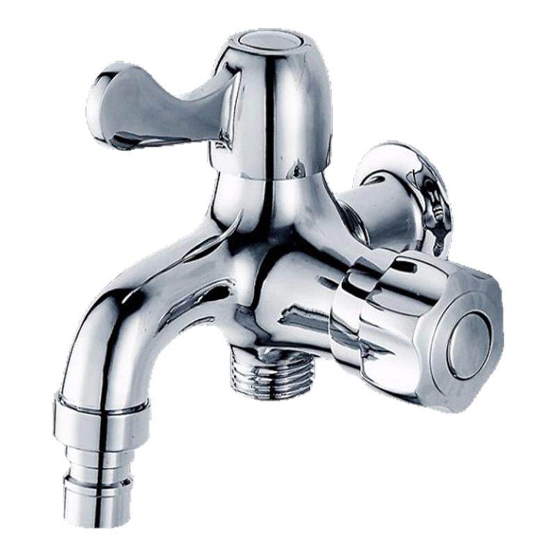 入墙单冷水龙头双用洗衣机多功能拖把池全铜双头水嘴一进二出三通