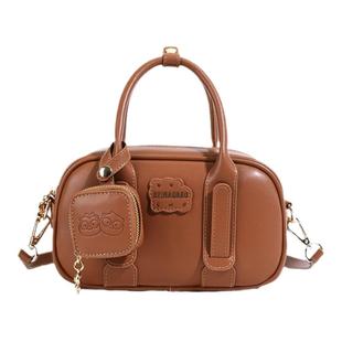 北包包2025新款波士顿保龄球包女通勤单肩手提斜挎包逛街百搭小包