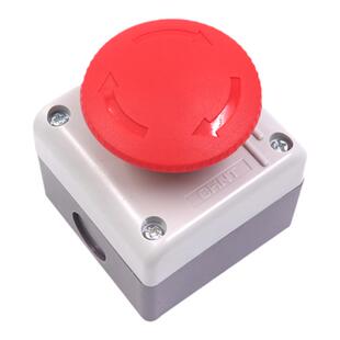 正泰电梯货梯急停按钮控制盒开关盒警示圈紧急停止按钮盒带按钮