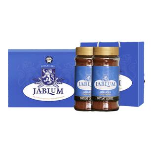 加比蓝JABLUM牙买加原装进口无植脂末蓝山速溶纯黑咖啡粉高端礼盒