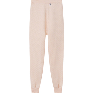 宜而爽内衣女士冬季三层加厚保暖裤纯棉大码宽松棉裤单条秋裤线裤