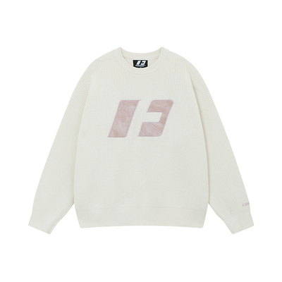 FORNINES基础圆领logo毛衣