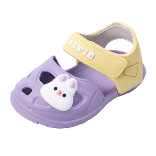 儿童洞洞鞋小宝宝男宝婴儿拖鞋一岁男童女童凉鞋女孩夏季沙滩防水