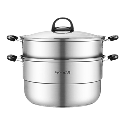 九阳304不锈钢蒸锅蒸煮炖锅汤锅