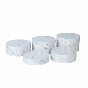 直播间站台暴力熊摆件底座增高台圆形底座展台模特地台圆柱展示台