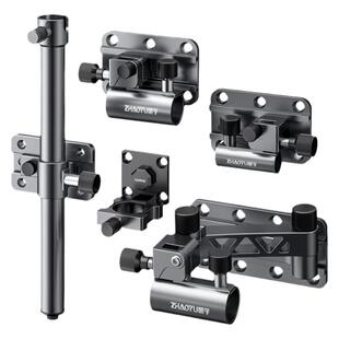 钓箱配件大全三件套加厚通用炮台架拉饵盘架灯架鱼护架伞架双支架