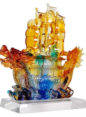 古法琉璃底座定制刻字logo