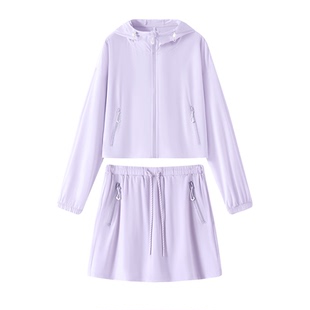 唐狮官方防晒运动套装女2026新款夏upf50+轻薄防晒衣短裤两件套VC