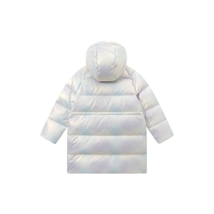 笛莎旗舰店女童羽绒服2025秋冬装中大童女孩儿童厚洋气中长款外套