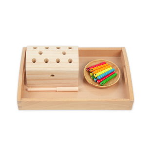 儿童捉虫游戏磁性抓虫子木质钓鱼玩具幼儿园宝宝早教益智1-2岁3半