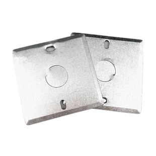 86型铁盖板金属暗盒盖板方型八角无孔盖板开关盒盖板200个装包邮