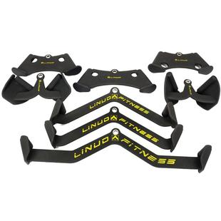 高位下拉把手低拉对握练背健身配件坐姿划船练背肌龙门架拉背训练