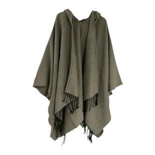 斗篷Shawl披肩男戴 party披风斗篷春秋保暖丽江旅游穿搭男女外套