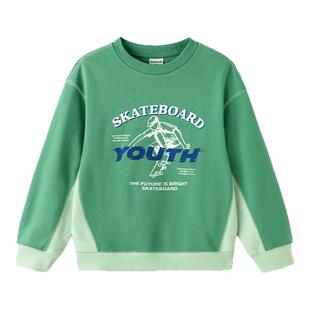 巴拉巴拉男童卫衣中大童长袖t恤上衣春装2026新款童装儿童打底衫