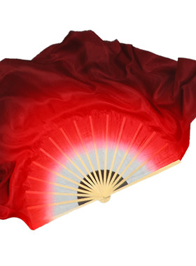 齐舞双面真丝舞蹈扇广场舞演出