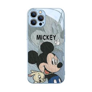 米奇米妮iphone15手机壳16pro新款苹果17迪士尼12promax卡通11创意13情侣8p可爱14plus女款mini玻璃7一对xs套
