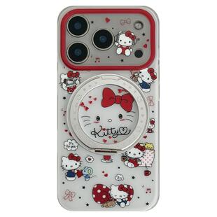 由里公园ins可爱俏皮猫咪插画旋转磁吸支架17适用17pro苹果17ProMax手机壳iPhone16全包14新款16Promax保护套