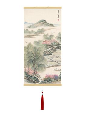 精美家居丝绢画心装饰画