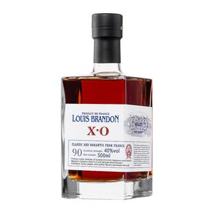 【自营】法国进口洋酒 XO白兰地方瓶40度烈酒鸡尾酒调酒基酒500ml