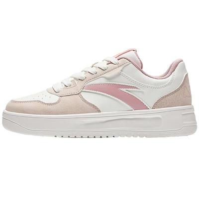 安踏轻松板鞋轻便百搭小白鞋女鞋