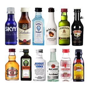 便利店调酒迷你酒小瓶威士忌洋酒礼盒套装小酒版礼物伏特加伴手礼