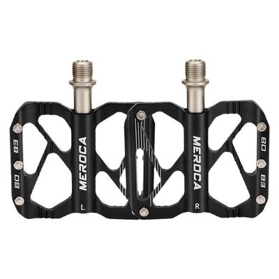 MEROCA自行车脚踏3培林CNC铝合金脚蹬轻量山地公路车防滑抓脚平踏