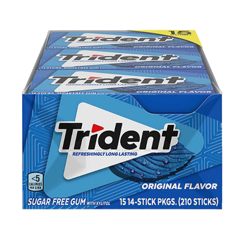 Trident原味香橙薄荷无糖口香糖