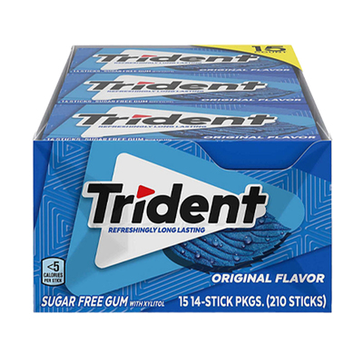 Trident原味香橙薄荷无糖口香糖