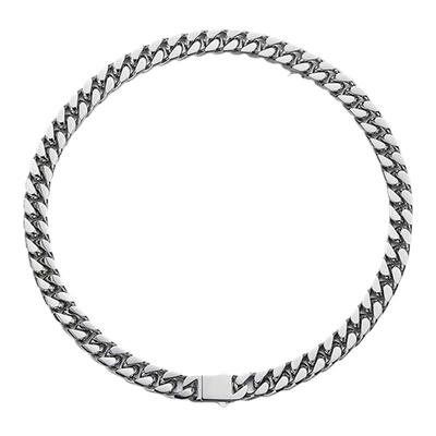 新款男女通用项链钛钢古巴链