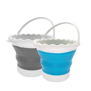 正极精选多功能硅胶水桶洗笔桶绘画颜料美术用品便捷式可折叠伸缩水彩水粉美术水桶水粉水彩画写生专用