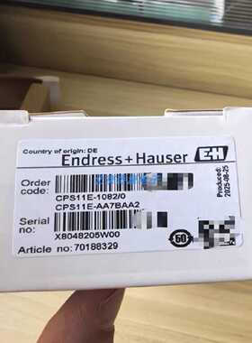 议价CPS11E-AA7BAA2恩德斯豪斯EH数字式pH电极 原装现货量大价优
