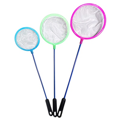 鱼缸鱼捞鱼网网兜儿童超细密鱼捞圆形方形鱼捞网观赏鱼大小号网捞
