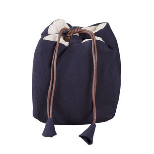 快客杯收纳袋一壶两四杯便携棉麻布袋手提收纳包旅行茶具防震保护