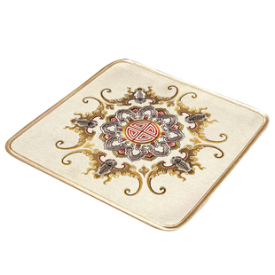 中式红木椅子坐垫防滑轻奢家具中古风餐椅垫茶桌凳子通用定制软垫