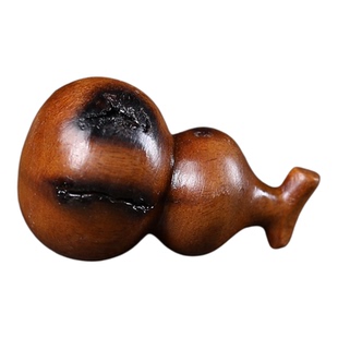 天然雷击枣木葫芦吊坠钥匙扣挂件木雕福禄葫芦手把件家居装饰