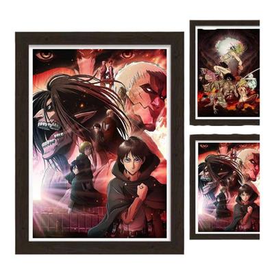 九大巨人装饰画3D立体画