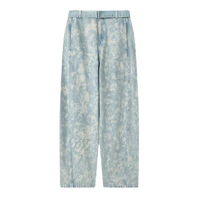 【秀场同款】Laurel劳芮新款航海丹宁高腰阔腿裤LWL361K06700