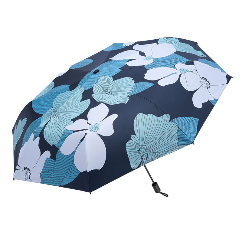 天堂伞黑胶防晒防紫外线太阳伞晴雨两用小巧便携折叠雨伞女遮阳伞