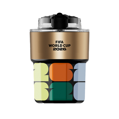 2026美加墨世界杯FIFA官方授权运动咖啡双饮保温水杯370ml便携杯
